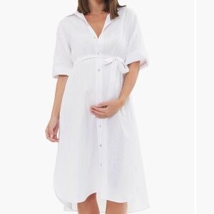 Maternity dress white
